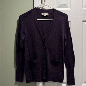LOFT Deep Purple Knit Sweater